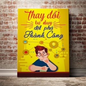 Tranh văn phòng thay đổi thói quen thay đổi cuộc đời