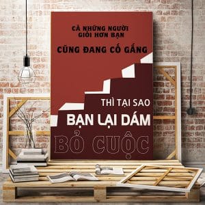 Tranh văn phòng bùng nổ đạp đổ thách thức