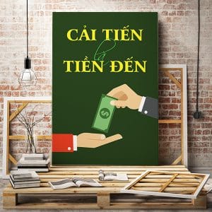 Tranh văn phòng cải tiến là tiền đến