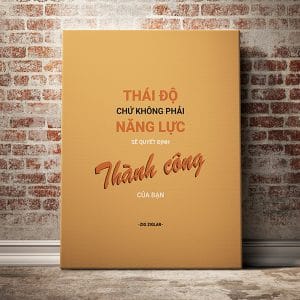 Tranh động lực thái độ chứ không phải năng lực sẽ quyết thành công của bạn