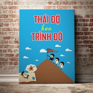 Tranh văn phòng thái độ hơn trình độ