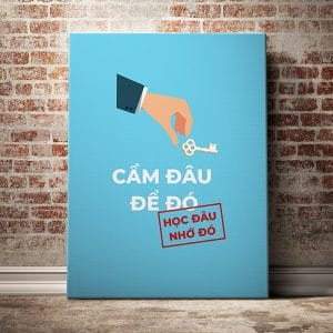 Tranh văn phòng cầm đâu để đó học đâu nhớ đó
