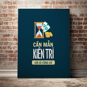 Tranh động lực cần mẫn kiên trì cái gì cũng có