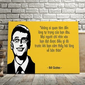 Tranh văn phòng không ai quan tâm đến lòng tự trọng của bạn đâu bill gates