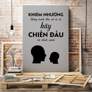 Tranh động lực khiêm nhường không tranh đấu với ai cả hãy chiến đấu với chính mình