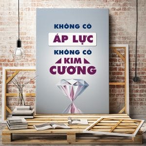 Tranh động lực không có áp lực không có kim cương