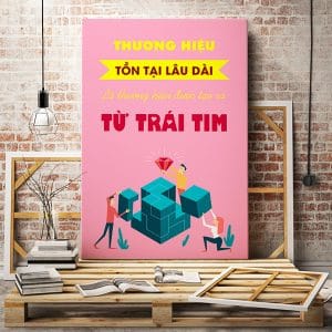 Tranh văn phòng thương hiệu tồn tại lâu dài