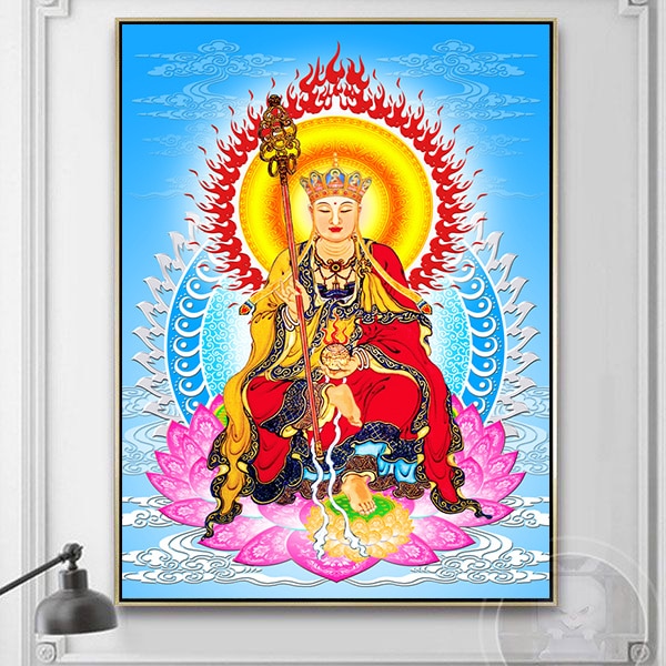 Bức Tranh Phật Bồ Tát Địa Tạng Cv01A522