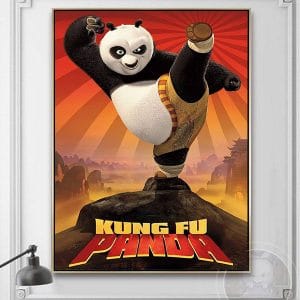 Tranh treo tường kung fu panda CV01A570