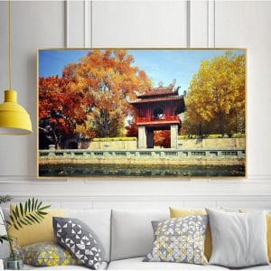 Tranh treo tường văn miều quốc tử giám Hà Nội CV01A580