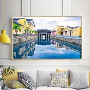 Tranh treo tường chùa cầu Hội An Quảng Nam CV01A583