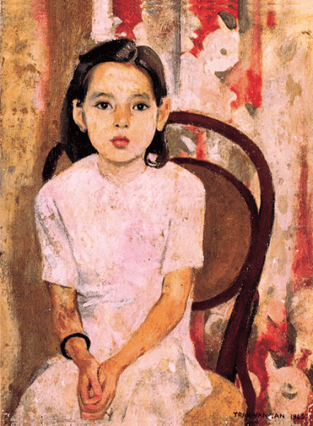 Bức tranh nổi tiếng em thúy của họa sĩ trần văn cẩn