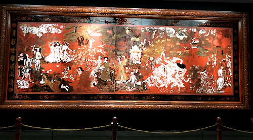 Vườn xuân Trung Nam Bắc một tác phẩm của họa sĩ nguyễn gia trí