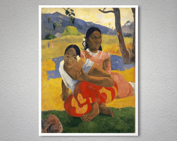 when you marry (hai cô cái  tahiti) của họa sĩ paul gauguin