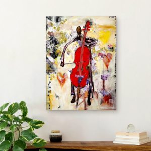 Tranh in sơn dầu trừu tượng OV00141