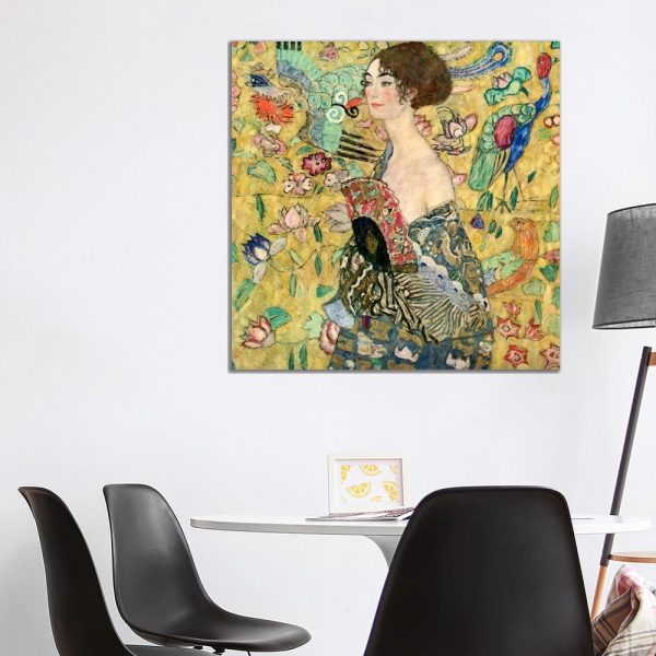 Tranh canvas trừu tượng cô gái OV00831