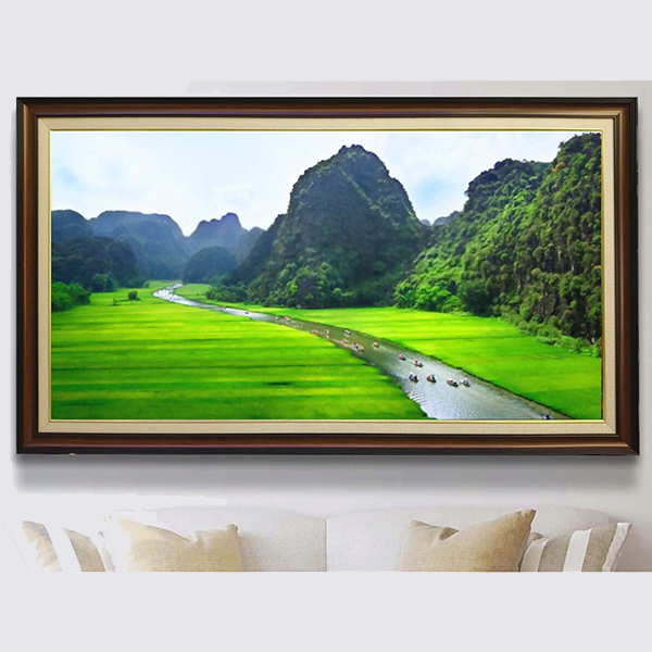 Tranh phong cảnh Việt Nam Chùa Hương VHV0102