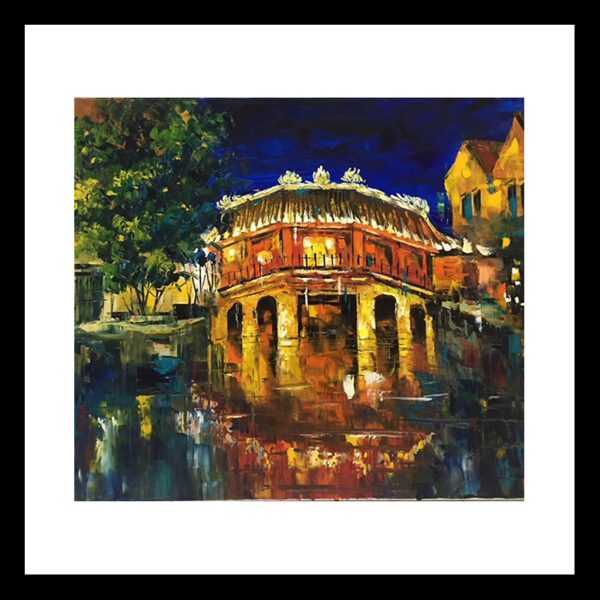 tranh sơn dầu phố cổ hội an mã số 13