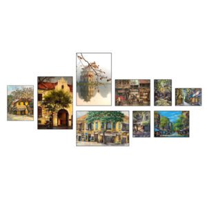 Bộ 9 tranh hà nội art