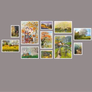 Tranh vẻ đẹp phong cảnh và con người dân tộc miền núi Việt Nam