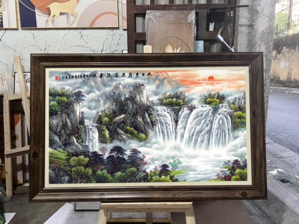 Tranh sơn thủy non nước PTR0132
