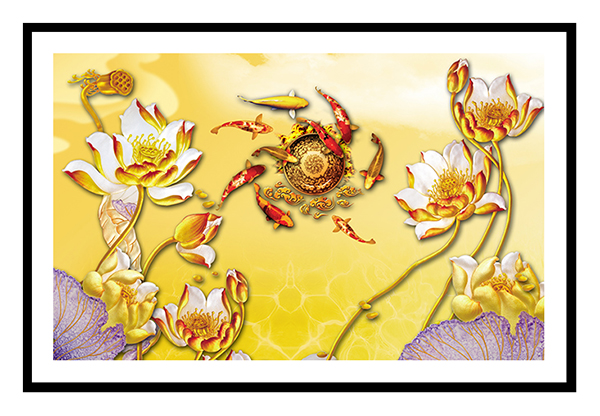 Nội dung bức tranh cửu ngư quần hội chuẩn