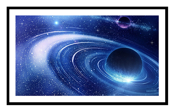 Tranh galaxy độc đáo, nổi bật, có nhiều ứng dụng trang trí