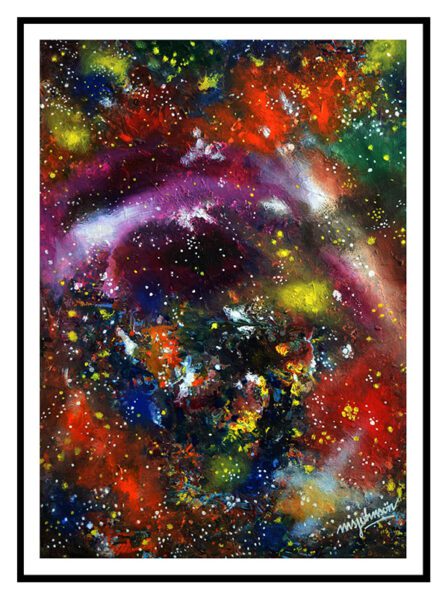 Bức tranh galaxy vũ trụ mã số 023