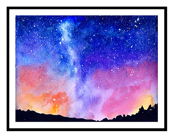 Bức tranh galaxy vũ trụ mã số 0031