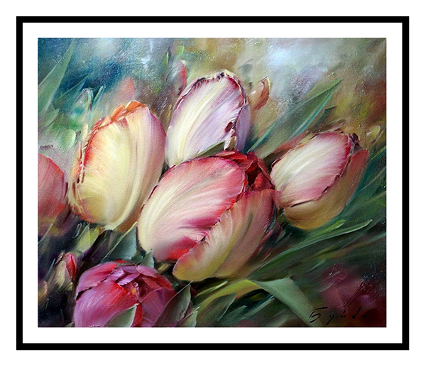 Tranh hoa tulip đẹp nhất