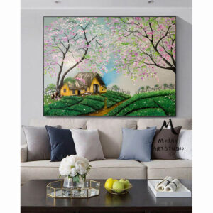 Tranh đơn vẻ đẹp trên đồi PTR0146