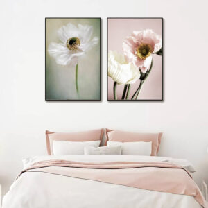 Tranh hoa popy trang trí phòng ngủ PTR0201