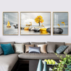 Tranh tráng gương phong cảnh bình yên TG0301