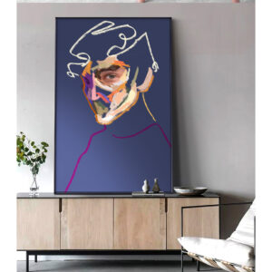 Tranh trừu tượng nghệ thuật The Men PTR01163