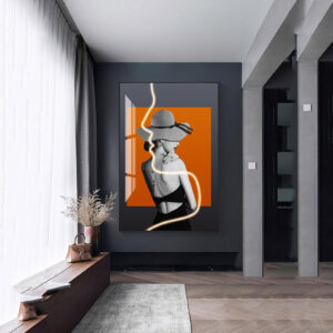 Tranh tráng gương hiện đại cô gái TG0106