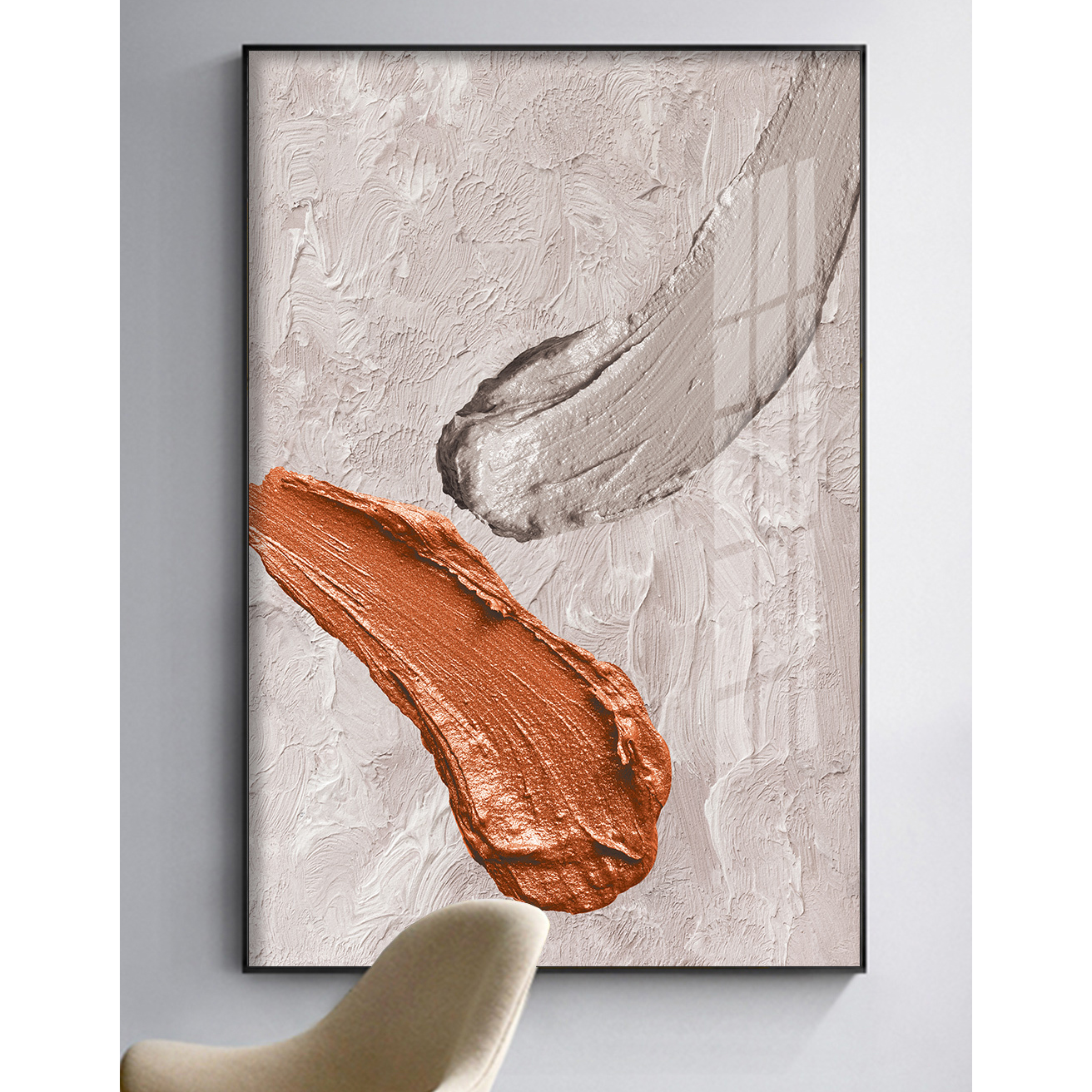 Tranh tráng gương trừu tượng TG0115 2 26636029 b826addf78de4ab0c6ab6ad0d50809fc truu tuong cam