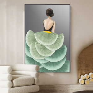 27586956 co gai vay bong hoa xanh