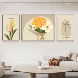 Tranh tráng gương hoa Tulip TG0316