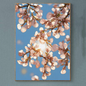 Tranh hoa đào PTR01165