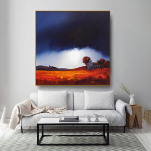 Tranh Cánh Đồng Ánh Sáng Sau Cơn Dông PTR0169