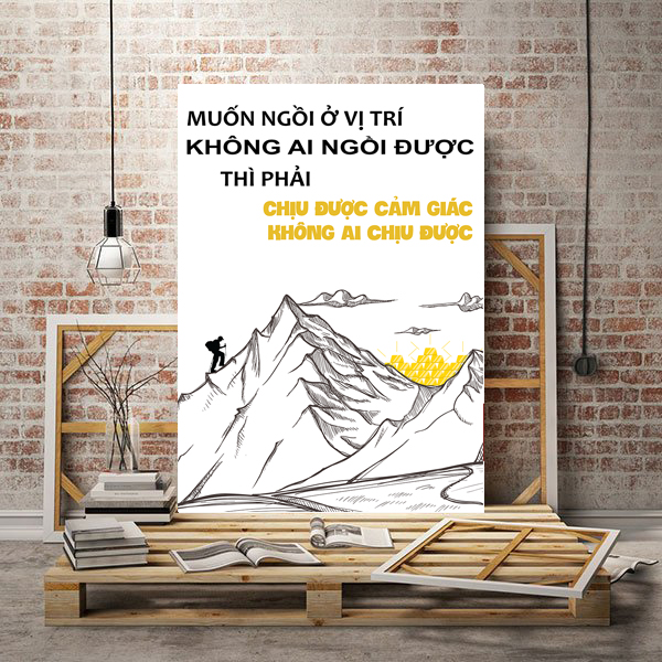 Tranh văn phòng muốn ngồi ở vị trí không ai ngồi được phải chịu được cảm giác không ai chịu được VP01935