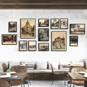 Tranh Sài Gòn Xưa bộ 13 tranh MS130