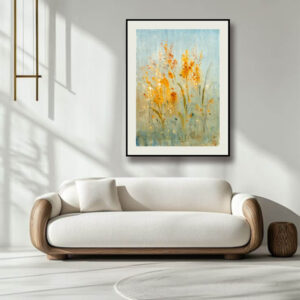 Tranh in sơn dầu lúa mạch PTR01207