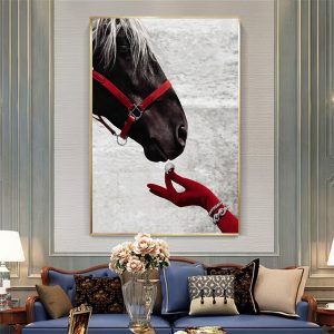 Tranh Tuấn Mã Quyền Uy PTR01216