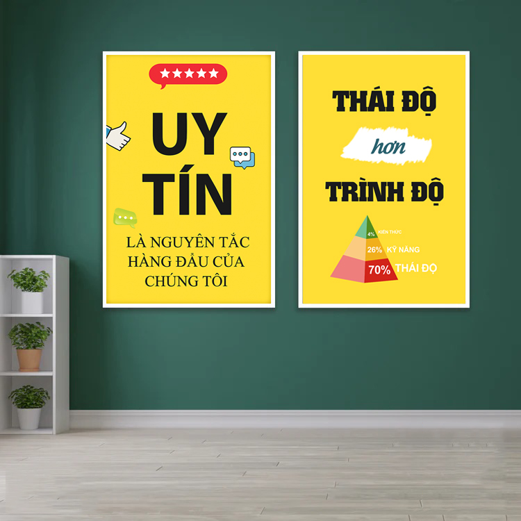 Tranh văn phòng Uy tín và Thái Độ VP02001