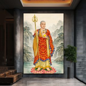 Tranh Đức Phật Nam Mô Địa Tạng Vương Bồ Tát PTR01224