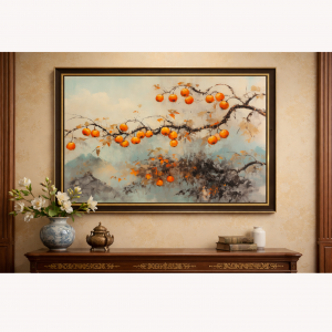 Tranh Treo Tường Khổ Lớn Tranh Hồng Đào VHV0103