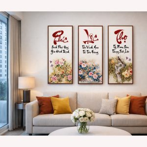 Tranh Phúc Lộc Thọ PTR0321