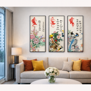 Tranh Phúc Lộc Thọ Thủy Mặc PTR0321