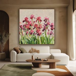 Tranh Hoa Huệ Đỏ PTR01233